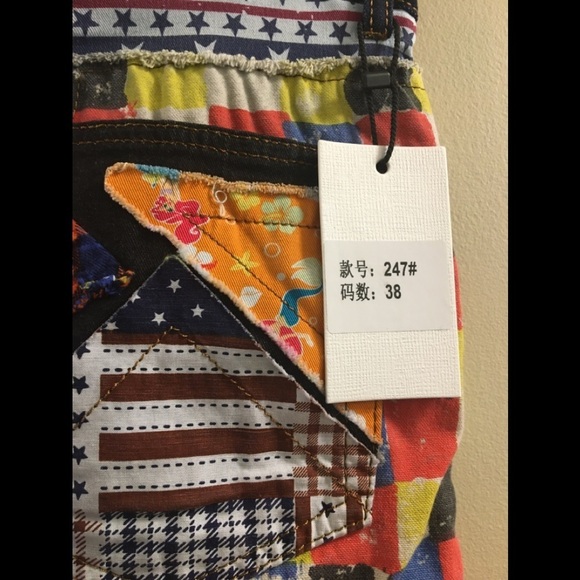 RARE BiePa Jeans 1971 Patchwork Distressed Jeans S4. - Picture 7 of 16